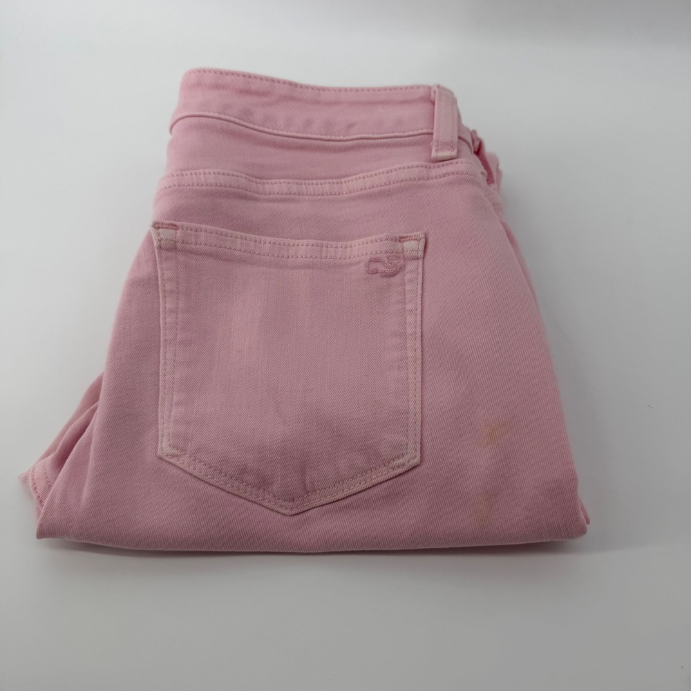 Vineyard‎ Vines Skinny Jeans Women's 6 Pink Mid Rise Stretch Denim Pants